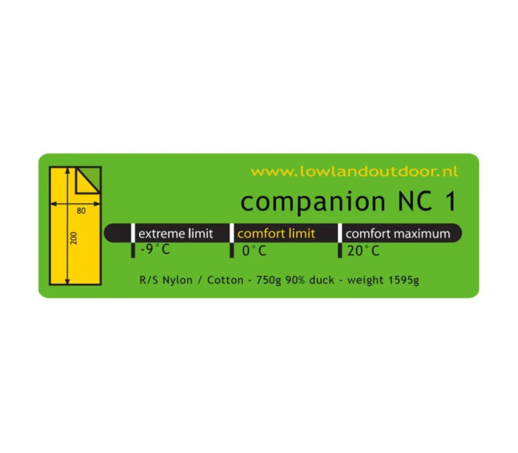 Lowland Companion Nc1 Slaapzak 7 Lowland Companion Nc1 Slaapzak - Afbeelding 5