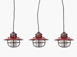 Barebones Edison String Lights 3 Pack Red