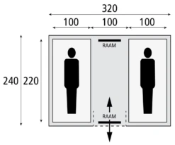 Safarica Chicco 2 Vis-A-Vis Tent -Openlucht Sport Serie 3629342 8717437037616 1