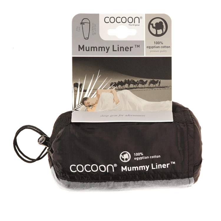 Cocoon Mummyliner, 100% Egyptian Cotton, Natural Lakenzak 2 Cocoon Mummyliner, 100% Egyptian Cotton, Natural Lakenzak
