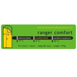 Lowland Ranger Comfort Red Slaapzak -Openlucht Sport Serie 3799763 45843 lowland ranger comfort red slaapzak 30