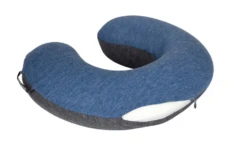 Bo-Camp - Nekkussen - Memoryfoam - Blauw/Antraciet Kussen -Openlucht Sport Serie 3988055 8712013066202 2
