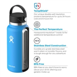 Hydro Flask 32 Oz Wide Flex Cap Thermofles -Openlucht Sport Serie 4381633 810028842717 1
