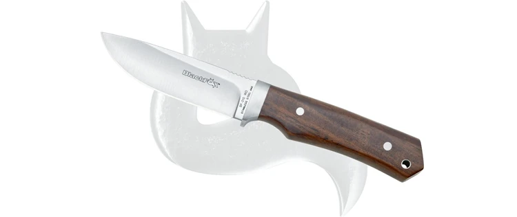Fox Cutlery Black Fox Hunting Knife Sandalwood 3 Fox Cutlery Black Fox Hunting Knife Sandalwood