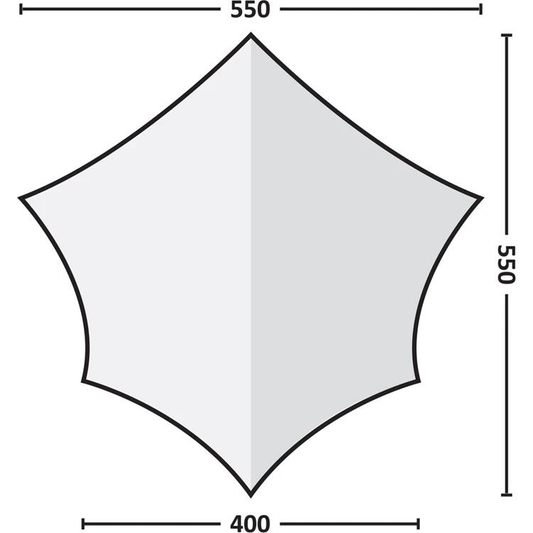 Spatz Hexawing 550 Btc Tarp 4 Spatz Hexawing 550 Btc Tarp - Afbeelding 2