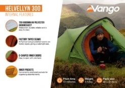 Vango Helvellyn 300 Trekkerstent 9 Vango Helvellyn 300 Trekkerstent -Openlucht Sport Serie 7315286 5023518816876 3