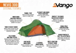 Vango Nevis 300 Trekkerstent -Openlucht Sport Serie 7315335 5059474004811 2